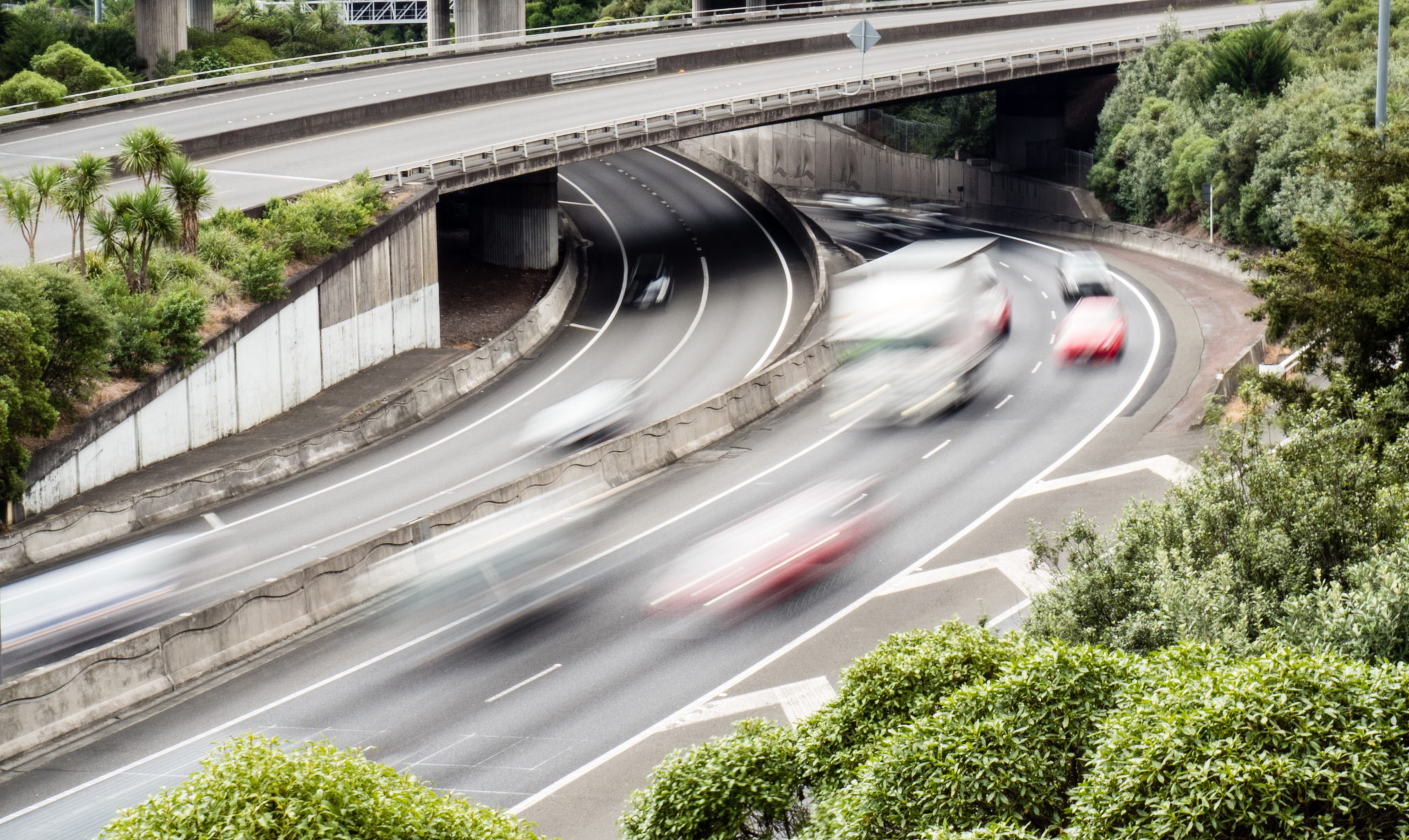 traffic on a motorway